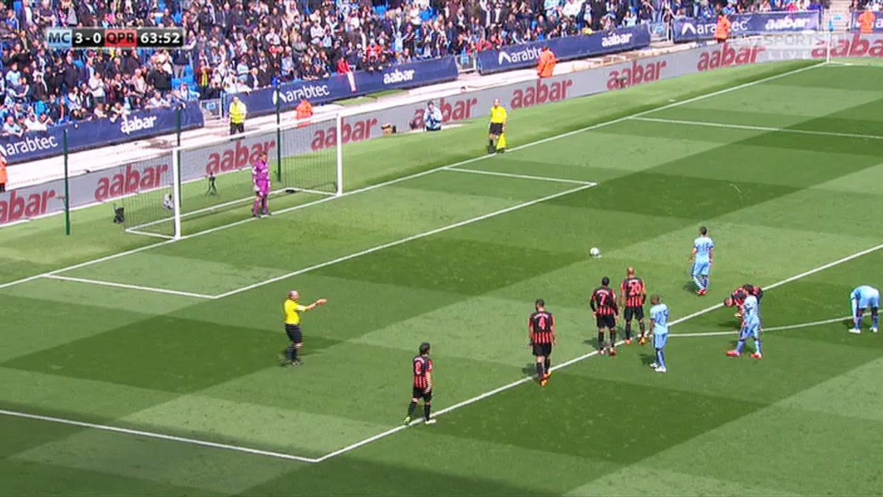 Aguero 4ºGoal!!! Manchester City 4-0 QPR  ~ [Premier League] - 10.05.2015