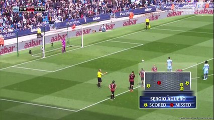 4-0 Sergio Agüero Hattrick Goal Manchester City 4-0 QPR 10.05.2015