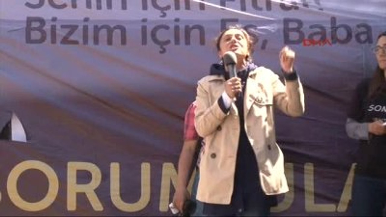 Soma-6- Madenci Aileleri Soma'da Miting Yaptı