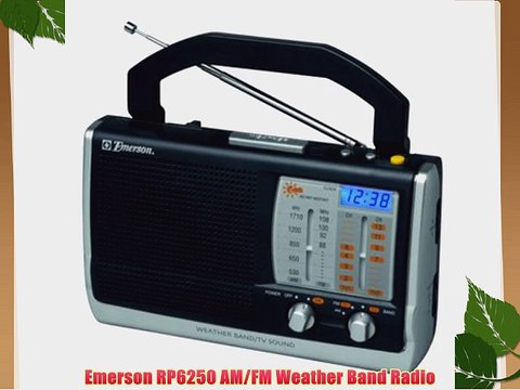 Emerson RP6250 AM/FM Weather Band Radio