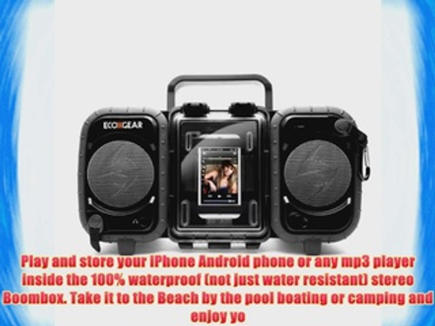 waterproof boombox for boat