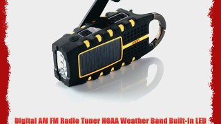 Et?n SCORPION Multi-Purpose Solar Powered Digital Weather Radio - Orange (NSP100OR)
