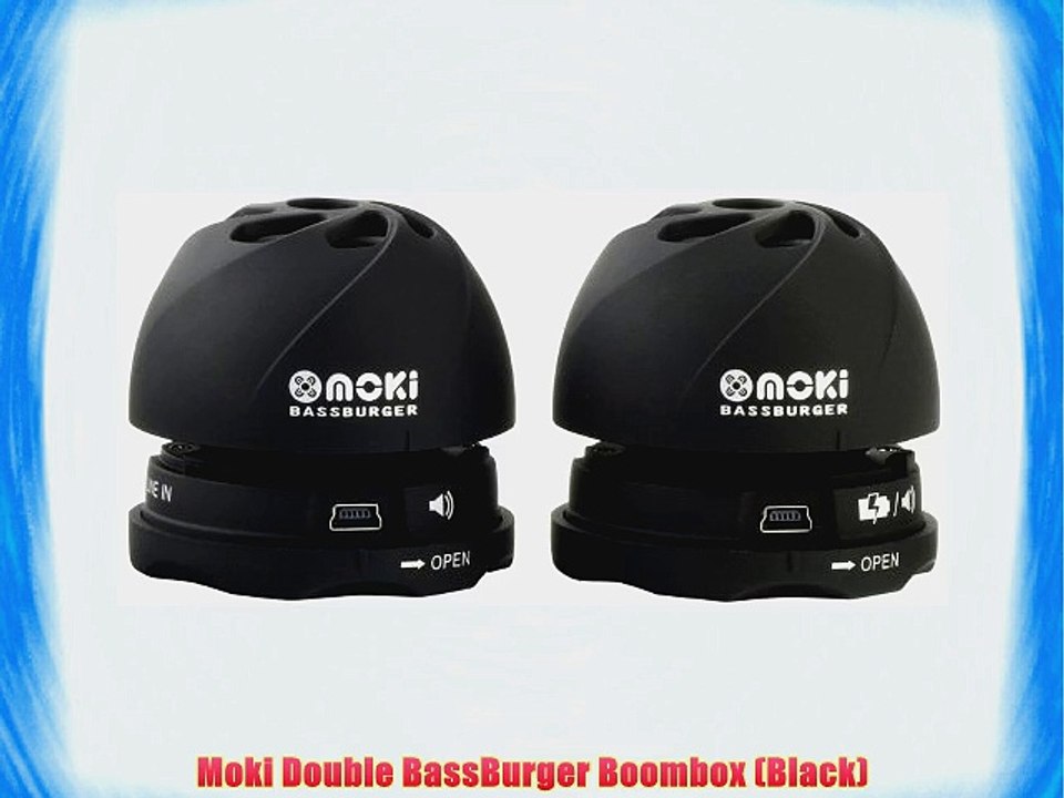 Moki Double BassBurger Boombox (Black)
