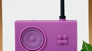 Lexon Tykho Rubber Radio Light Pink