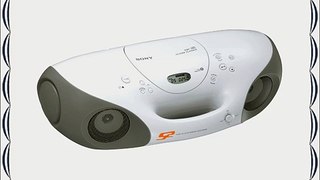 Sony ZS-X10WHITE AM-FM CD Boombox (White)