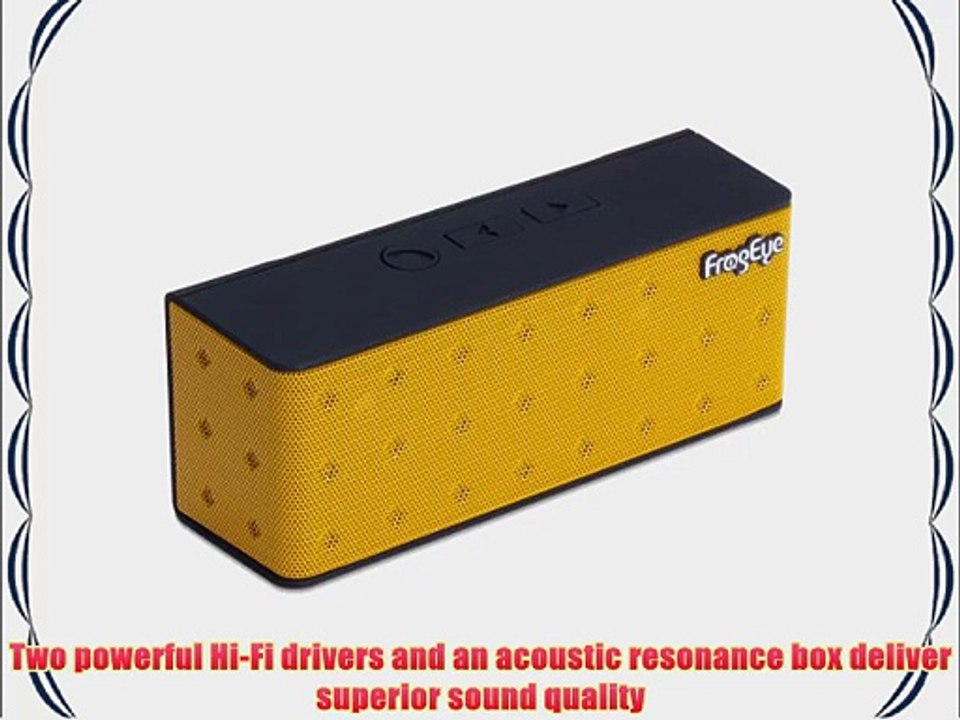 FrogEye BT-S7-6 HotBox S7  Wireless Speaker and Power Bank-Orange