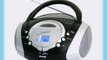 Supersonic Portable Audio System MP3/CD Player with USB/AUX Inputs
