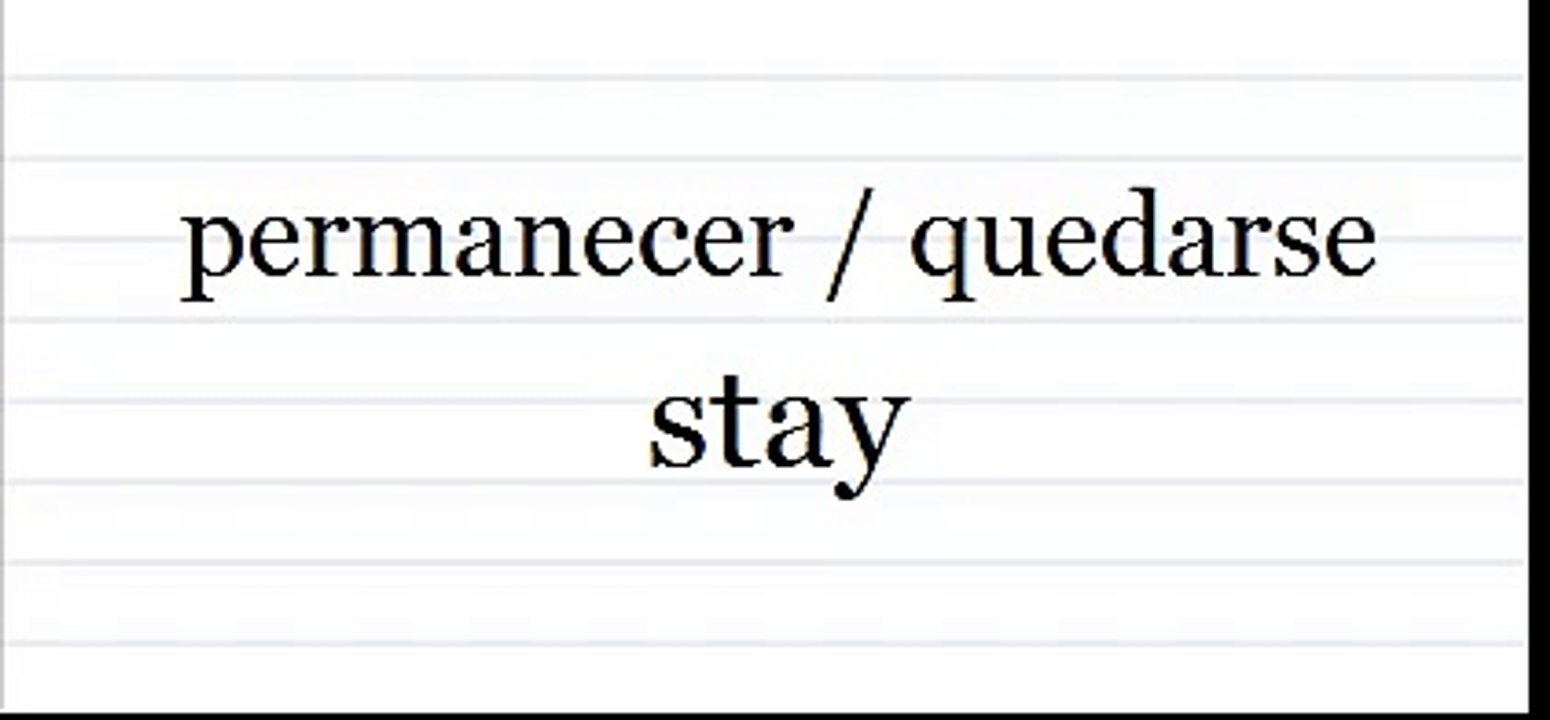 verbos inglés - español  /  VERBS English Spanish