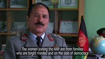 Female Afghan police train for elections