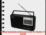 Sony ICF-36 Portable Radio AM / FM / Weather / Analog TV