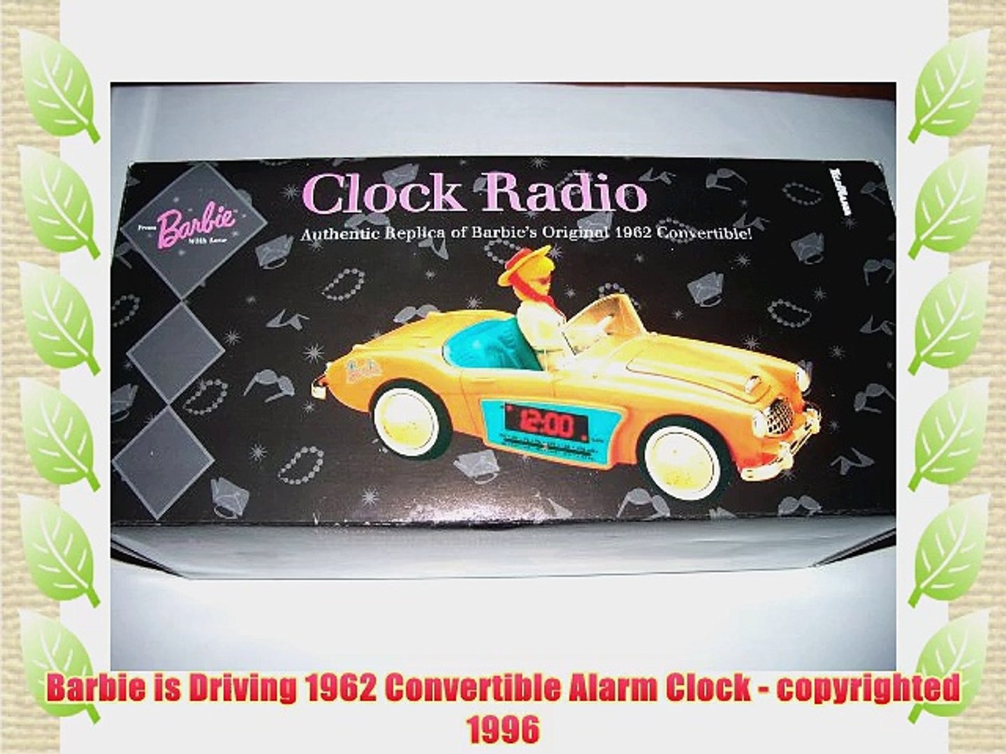 Barbie discount clock radio