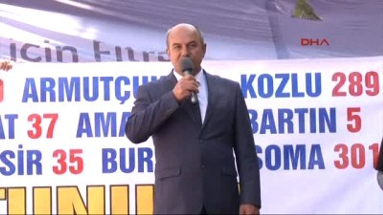 Soma-9- Madenci Aileleri Soma'da Miting Yaptı