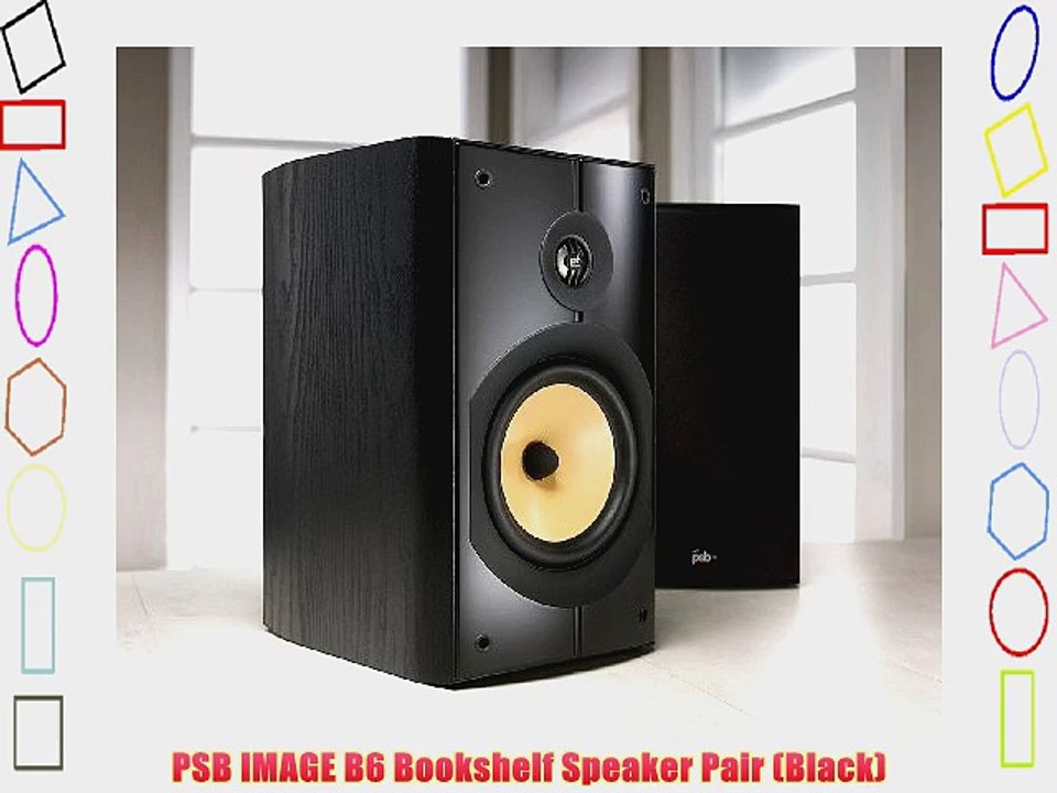 PSB IMAGE B6 Bookshelf Speaker Pair (Black)