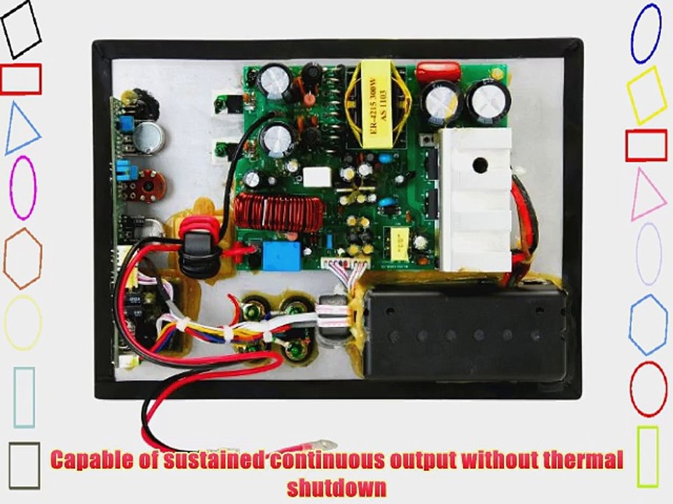 Yung SD300-6 300W Class D Subwoofer Plate Amplifier Module with 6 dB @ 30 Hz