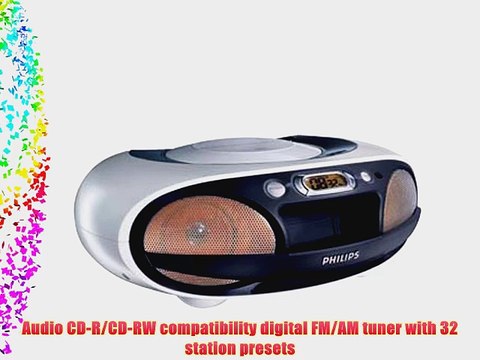 Philips AZ3300 Top Load CD Boombox