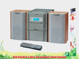 RCA RS2025 3-Disc CD Compact Shelf System