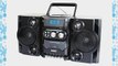 NAXA Electronics Portable MP3/CD Player with AM/FM Stereo Radio and Cassette Player/Recorder