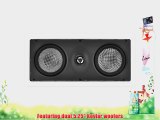 OSD Audio MK-IW550 Dual 5.25-inch Kevlar Home Theatre In-Wall Center LCR Speaker Single