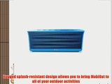 iLuv Rechargeable Splash-resistant Stereo Bluetooth Speaker with Jump-Start Technology-Blue