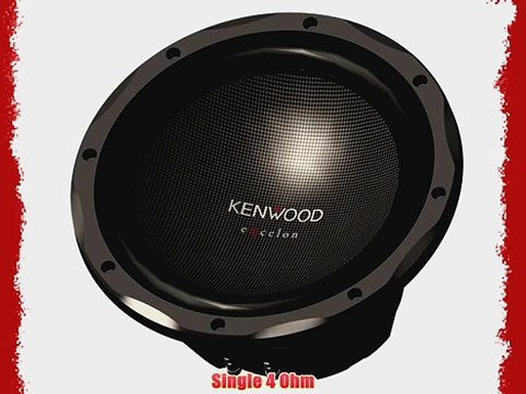 Kenwood KFC-XW12 - 12-Inch 4 Ohm Subwoofer