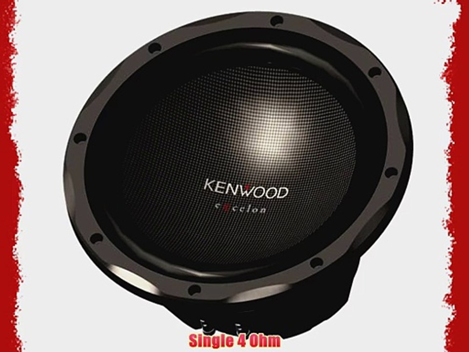 Kenwood KFC-XW12 - 12-Inch 4 Ohm Subwoofer