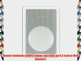 Theater Solutions 65WFG Frames and Grills for 6.5 Inch In Wall Speakers