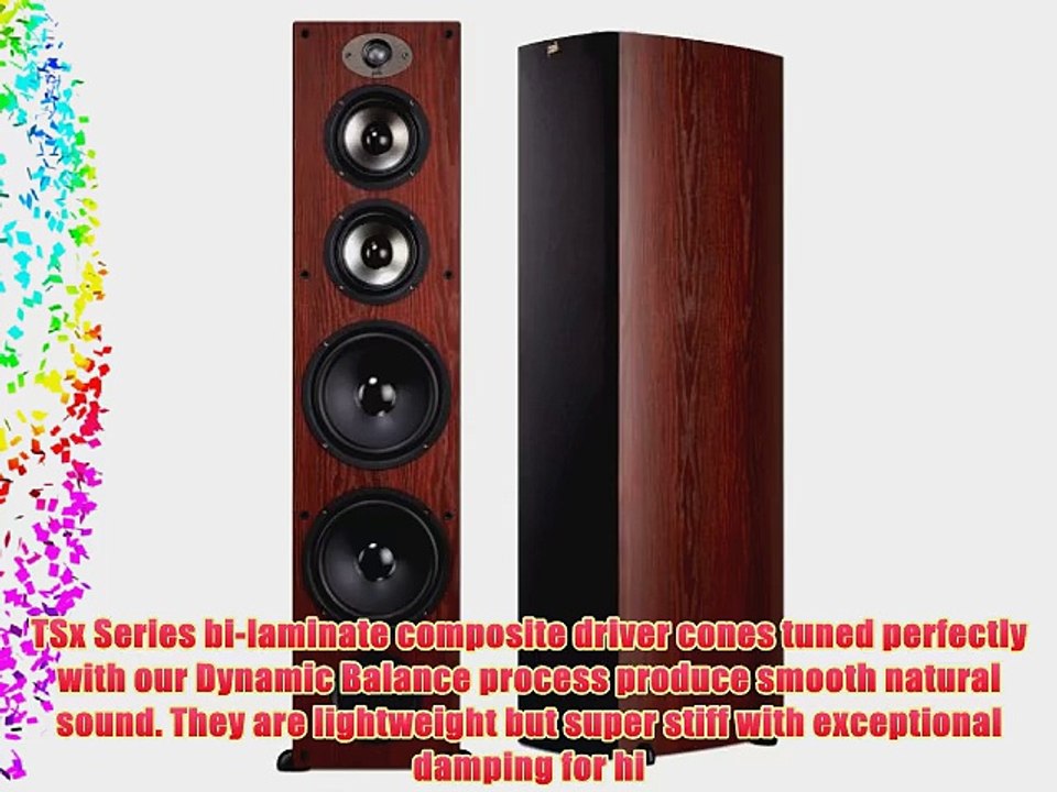 Polk Audio TSx 550T Tower Speaker - Cherry