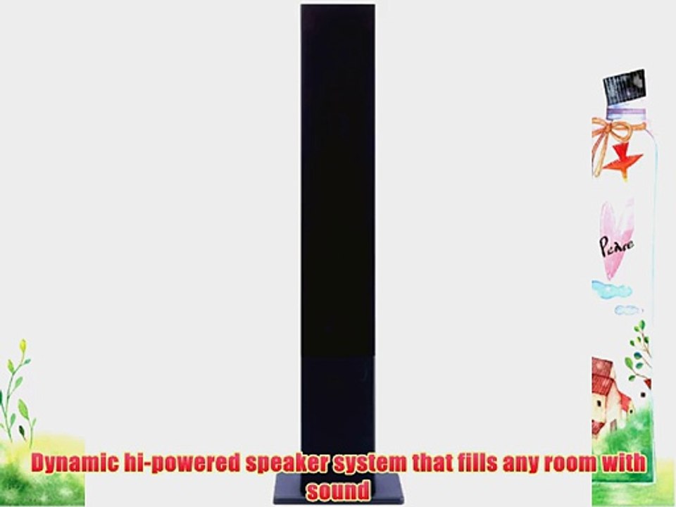 NAXA Electronics NHS-2004 Bluetooth Tower Speaker System (Black)