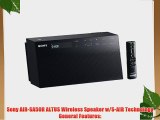 Sony ALTUS AIR-SA50R Premium Wireless Speaker