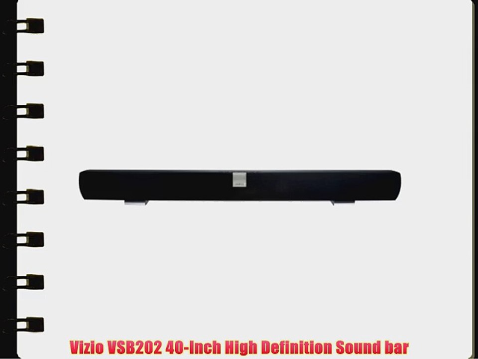 Vizio VSB202 40-Inch High Definition Sound bar