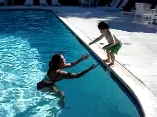Shane conquers water