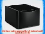 Atlantic Technology 44-DA-P-BLK Dolby Atmos-Enabled Speakers (Pair Satin Black)