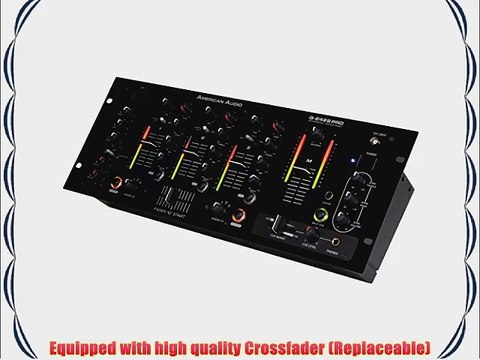 American Audio Q-2422 PRO | 3 Channel 19in Professional DJ Mixer