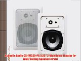 Acoustic Audio CS-IW520-PR 200 Watt 5.25 2-Way Home Theater In-Wall/Ceiling Speakers (Pair)