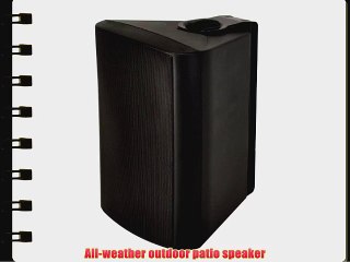 OSD Audio BTP-650 Black 6.5-inch Bluetooth Indoor or Outdoor 30-Watt Patio Speaker Pair