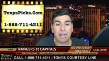 Game 6 NHL Free Pick Washington Capitals vs. New York Rangers Odds Playoff Prediction Preview 5-10-2015