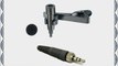 AV-JEFE CM520 Professional Lavalier Mic with Sennheiser 3.5mm Stereo Plug Lock Screw Connector