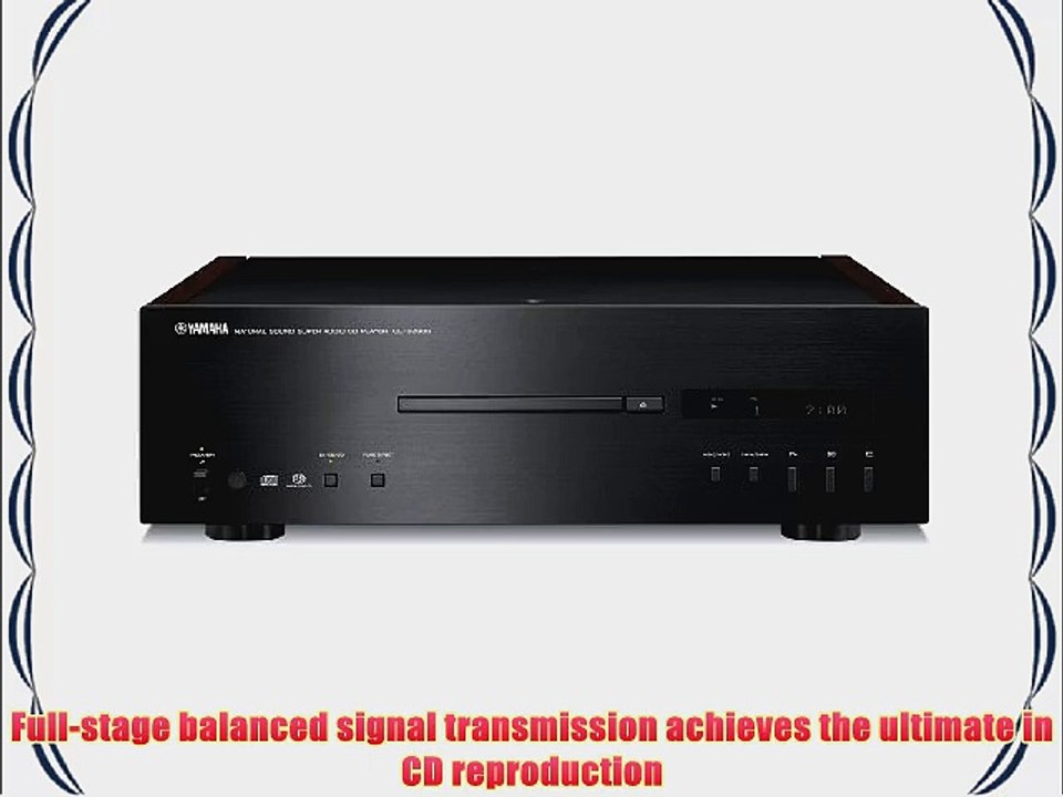 Yamaha CD-S2000BL Natural Sound Super Audio CD Player (Black)