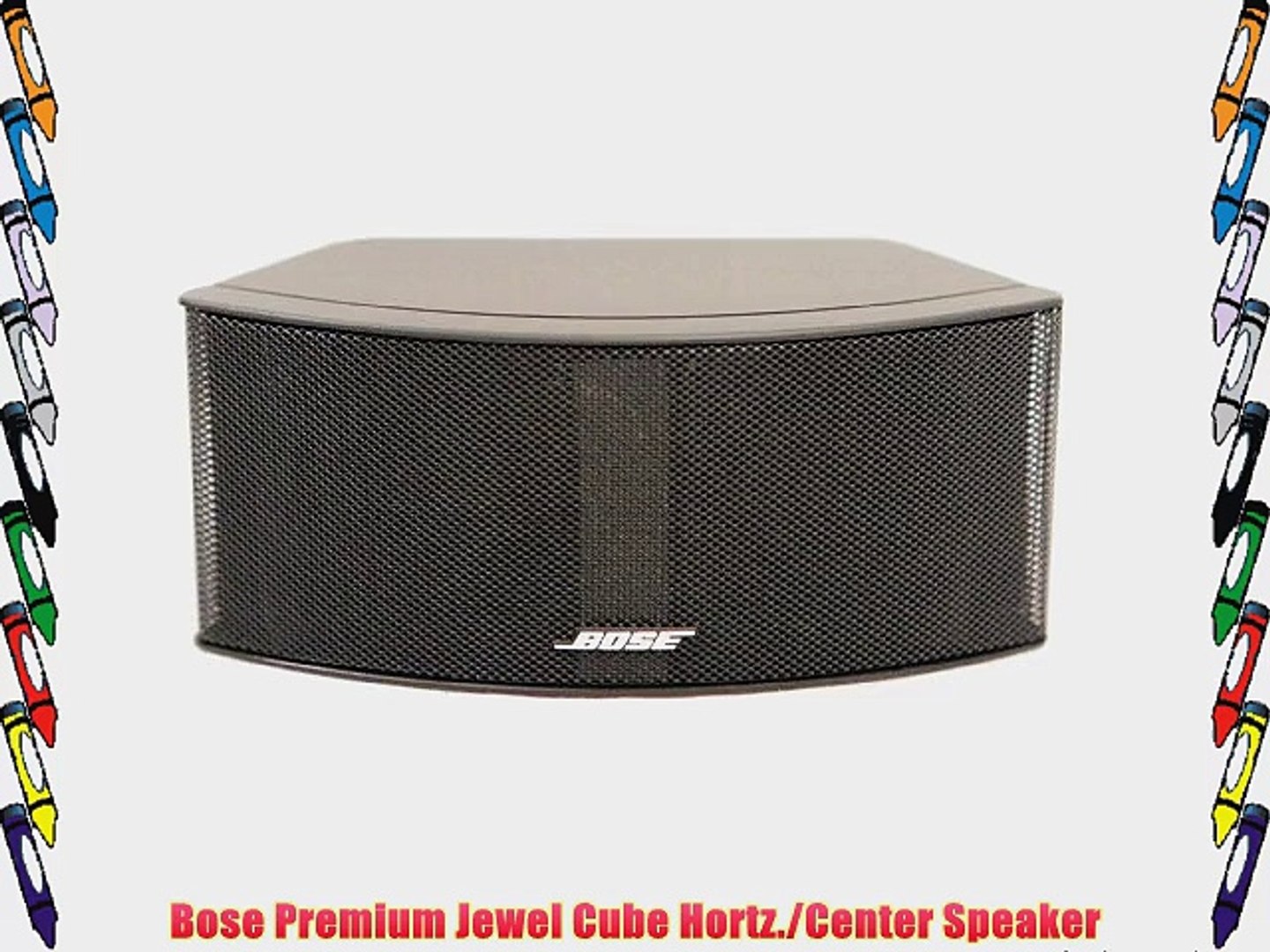 Bose Premium Jewel Cube Hortz./Center Speaker - video Dailymotion