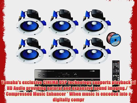 Yamaha 3D-Ready 5.1-Channel 500 Watts Digital Home Theater Audio Video Receiver with 4K pass-through