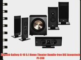 Klipsch Gallery G-16 5.1 Home Theater Bundle-free BIC Acoustech Pl-200