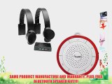 CYBER SALE - FREE!!! - (Red) Truedio Speaker w/ Audio Fox Wireless Tv Speakers (Black) purchase