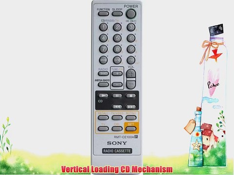 Sony CFD-E100 Portable CD Radio Cassette Recorder