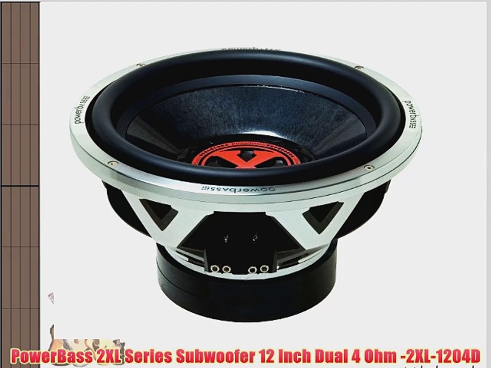 PowerBass 2XL Series Subwoofer 12 Inch Dual 4 Ohm -2XL-1204D