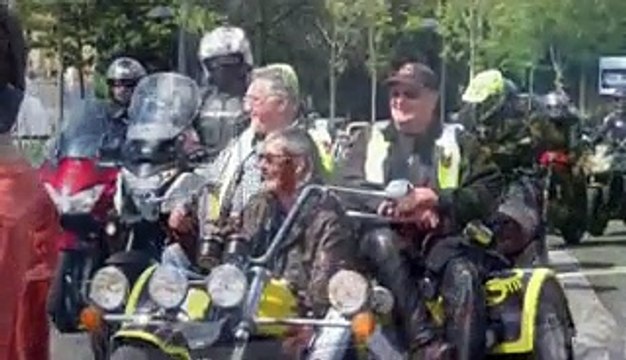 Bénédiction des motards du MC Hospimoto sur le parking Bollaert à Lens (10 mai 2015)