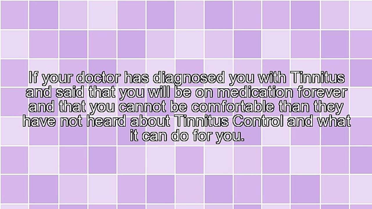 Closely Guarded Secrets About Tinnitus Control