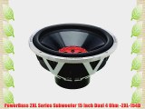 PowerBass 2XL Series Subwoofer 15 Inch Dual 4 Ohm -2XL-154D