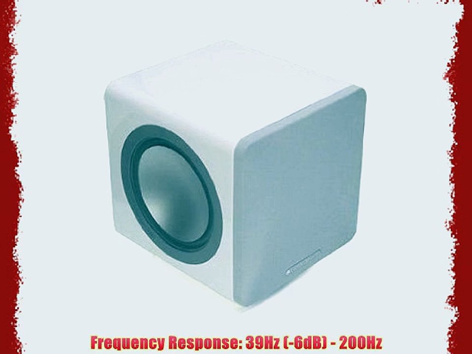 Cambridge Audio Minx X200 Subwoofer High Gloss White