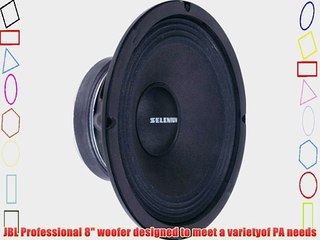 JBL Professional 8 woofer designed to meet a varietyof PA needs