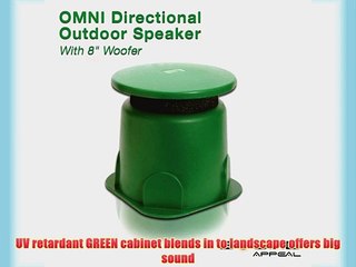 Omni 360 degree Outdoor 8.0 speaker (GREEN) by Sound Appeal (1pc)